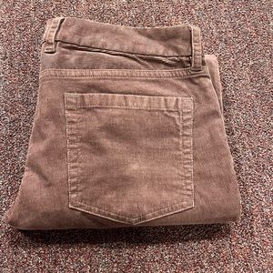 Jcrew mauve bootcut cords 30R VGUC